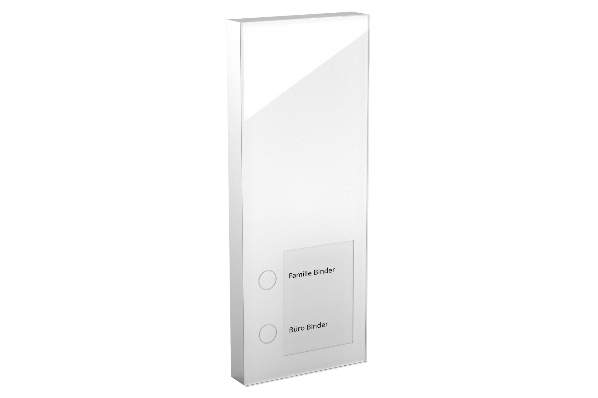 DoorLine Slim | Türsprechanlage für Telefonanlage/Router | 2 Taster | Rufweiterleitung
