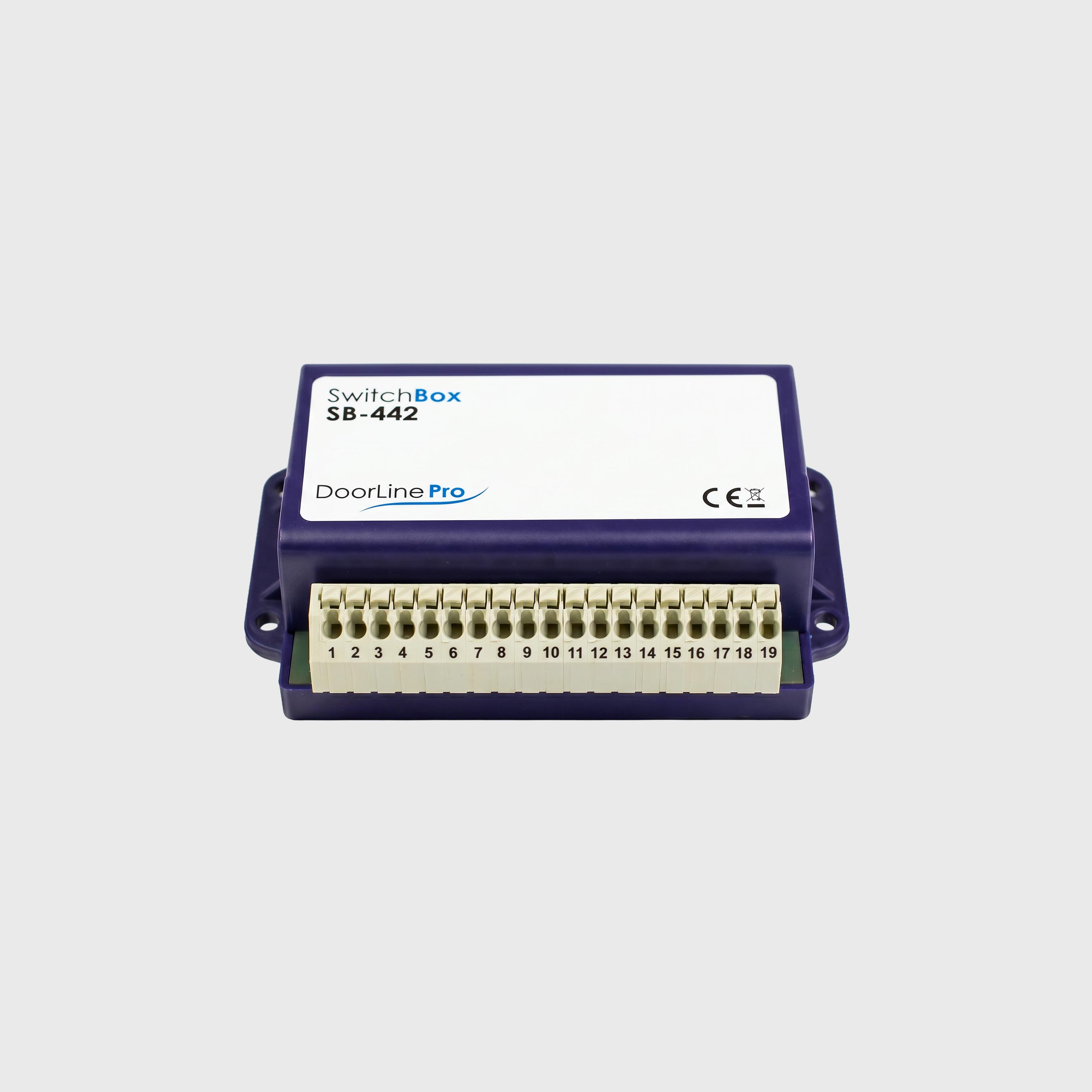 SwitchBox 442 |Zusatzmodul für DoorLine Pro Exclusive|Slim|Slim DECT|3 manipulationssichere Schaltkontakte|Anschlussmöglichkeit an bis zu 4 Router