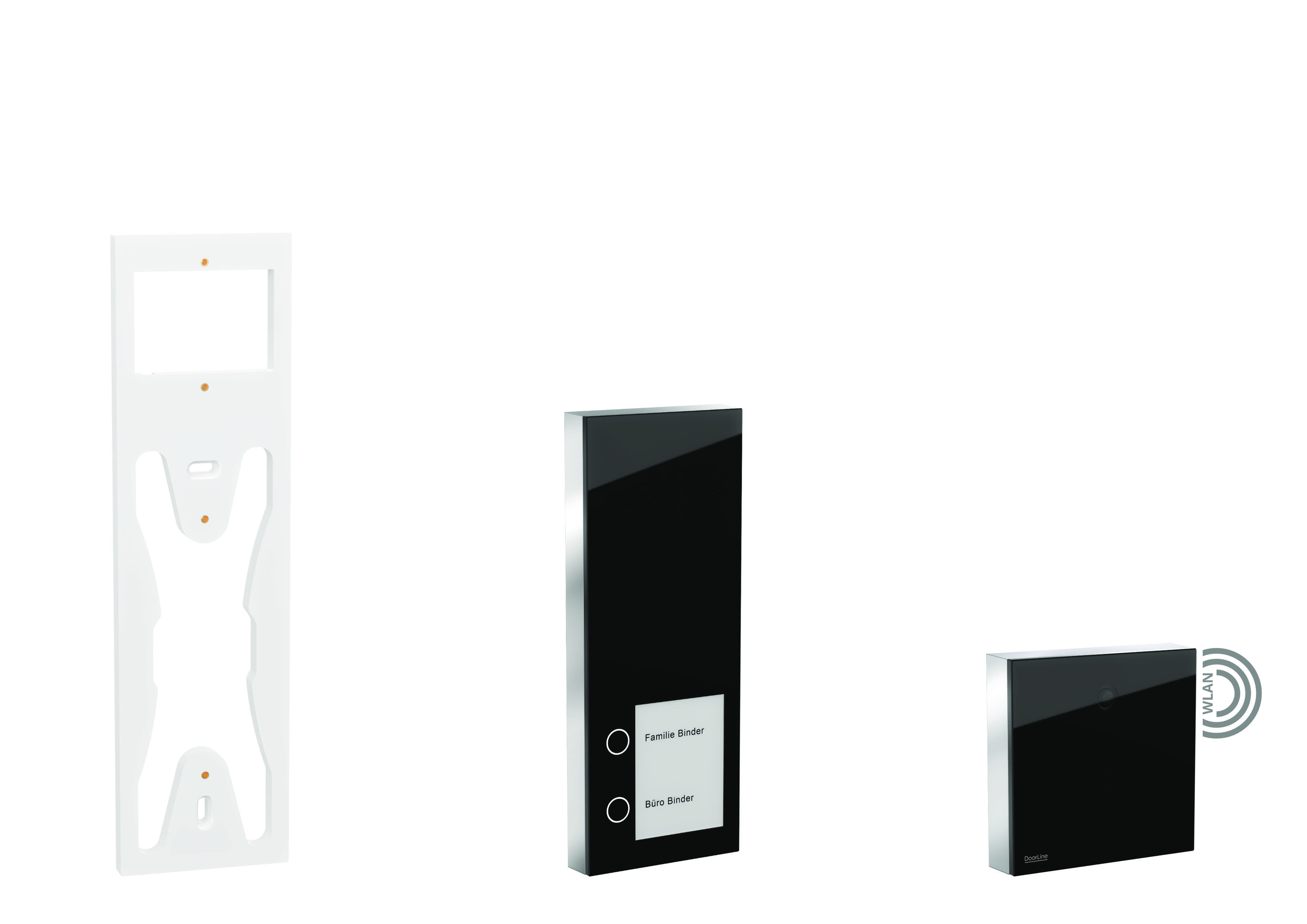 DoorLine Türsprechanlage Slim m. Kamera|FRITZ!Box|Sprach/Bildübertragung auf Telefon/Smartphone