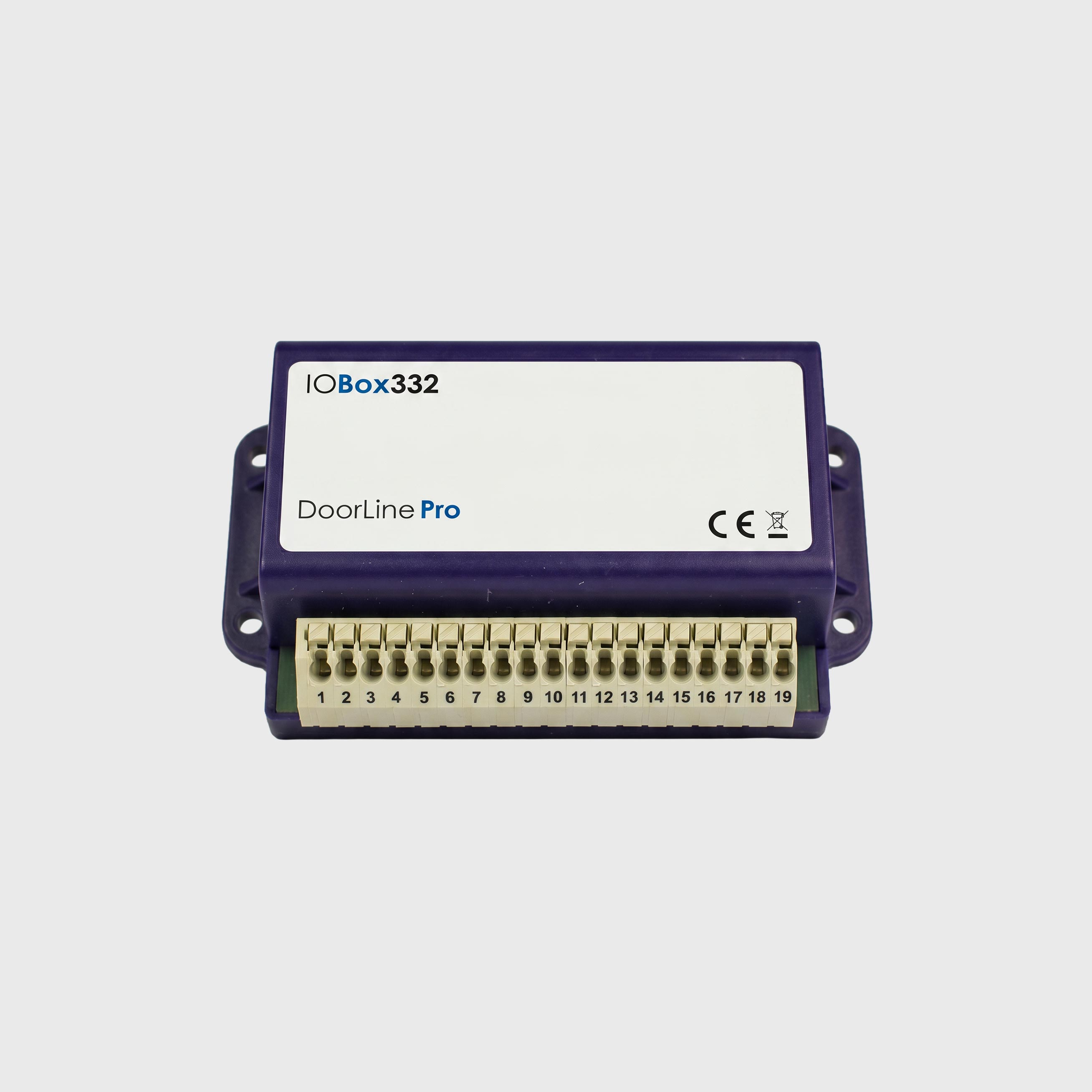 IO-Box 332 Zusatzmodul für DoorLine Pro Exclusive - 3 manipulationssichere Schaltkontakte - 2 Eingänge