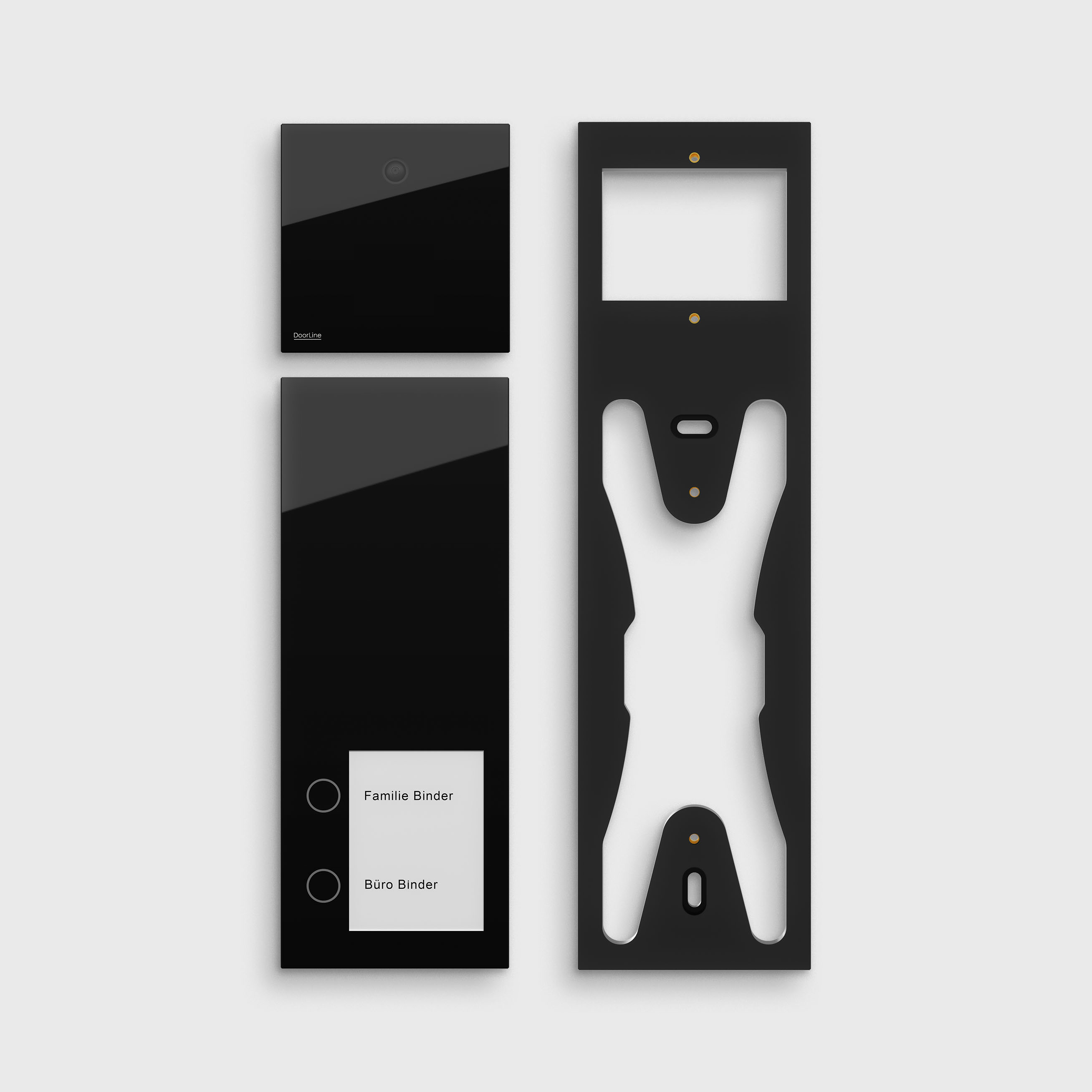 DoorLine Slim DECT + Cam Set - schwarz/schwarz