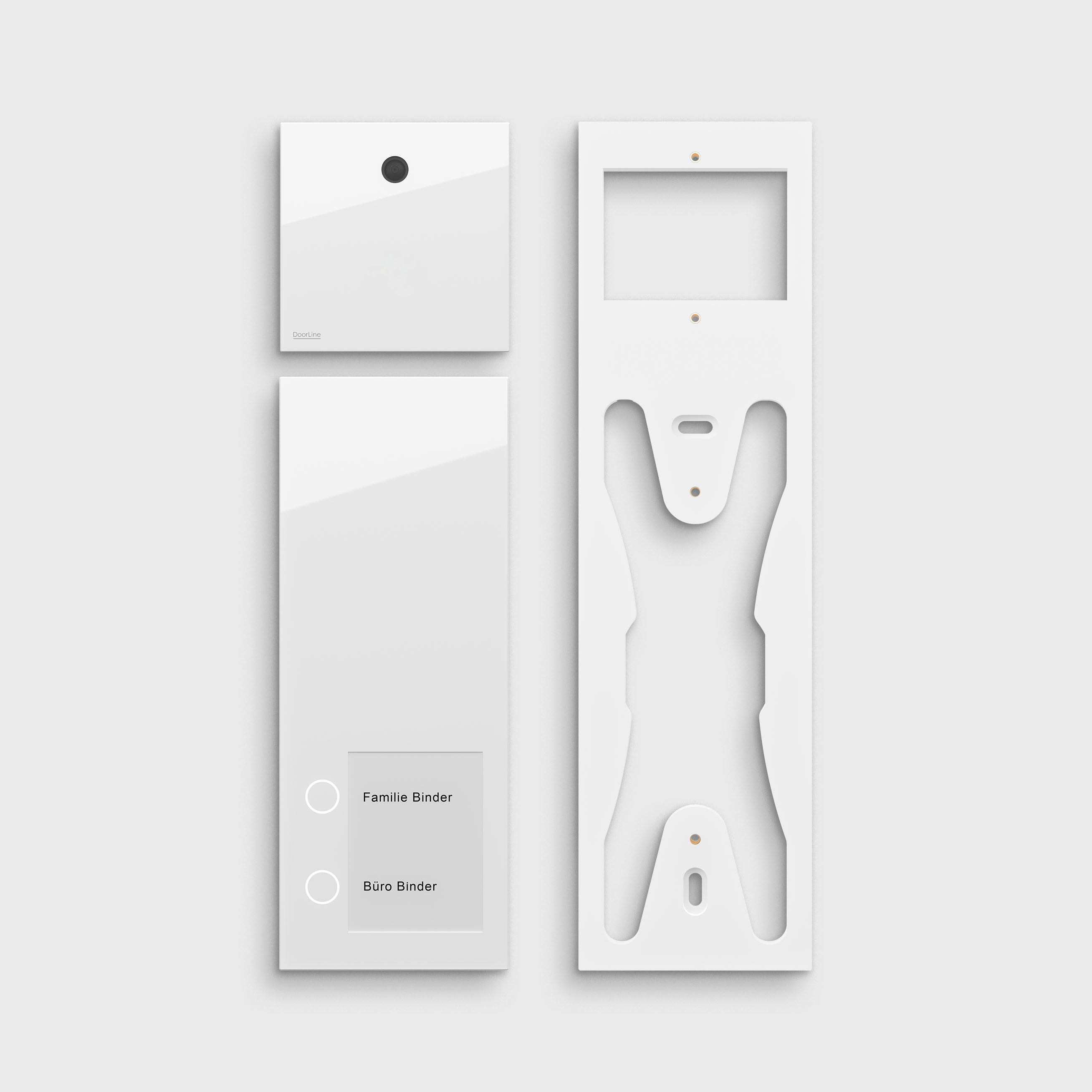 DoorLine Slim DECT + Cam Set - weiß/weiß
