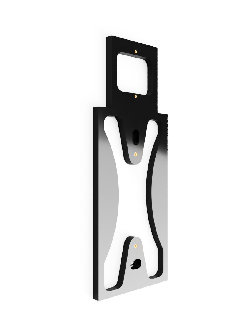 Aufputzrahmen für DoorLine Pro Exclusive in Kombination mit einer DoorLine Cam