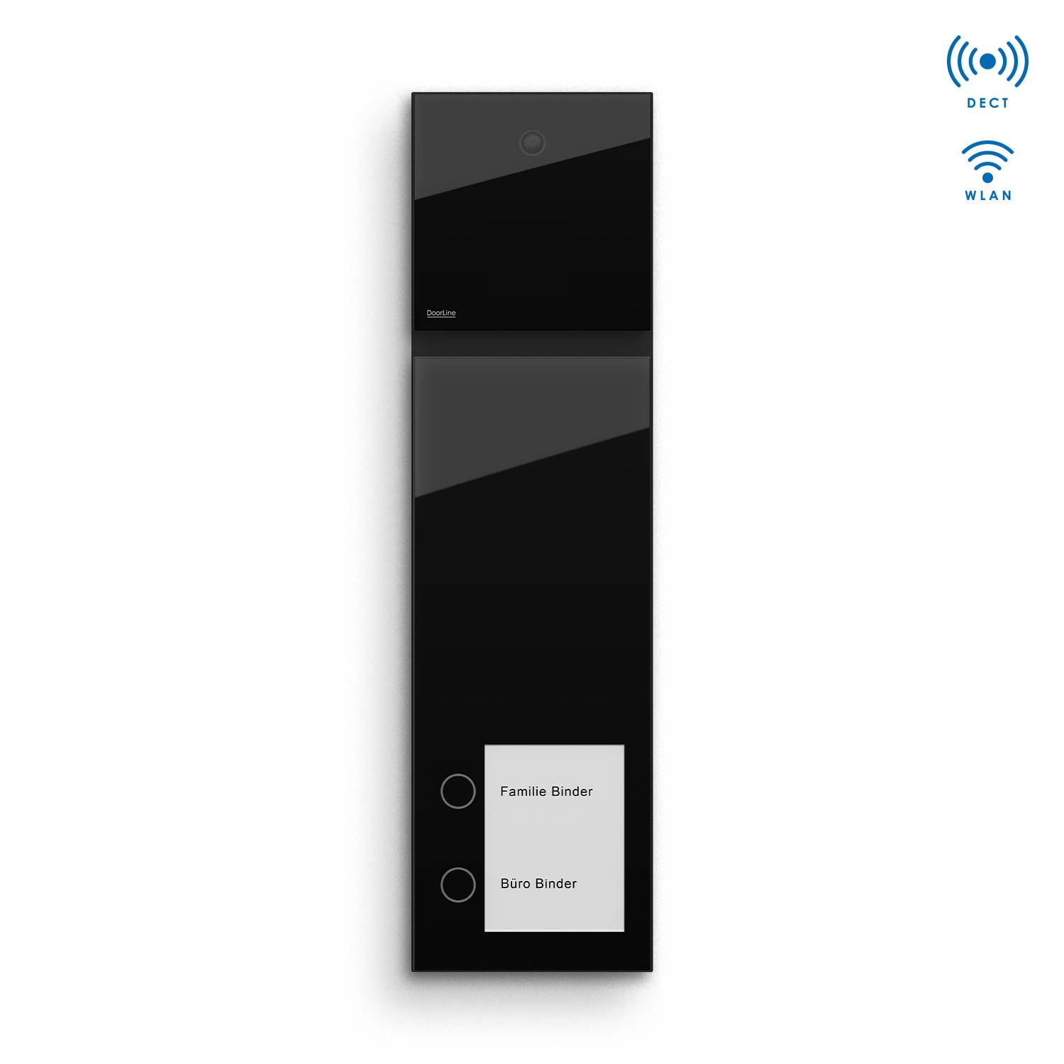 DoorLine Slim DECT + Cam Set - schwarz/schwarz