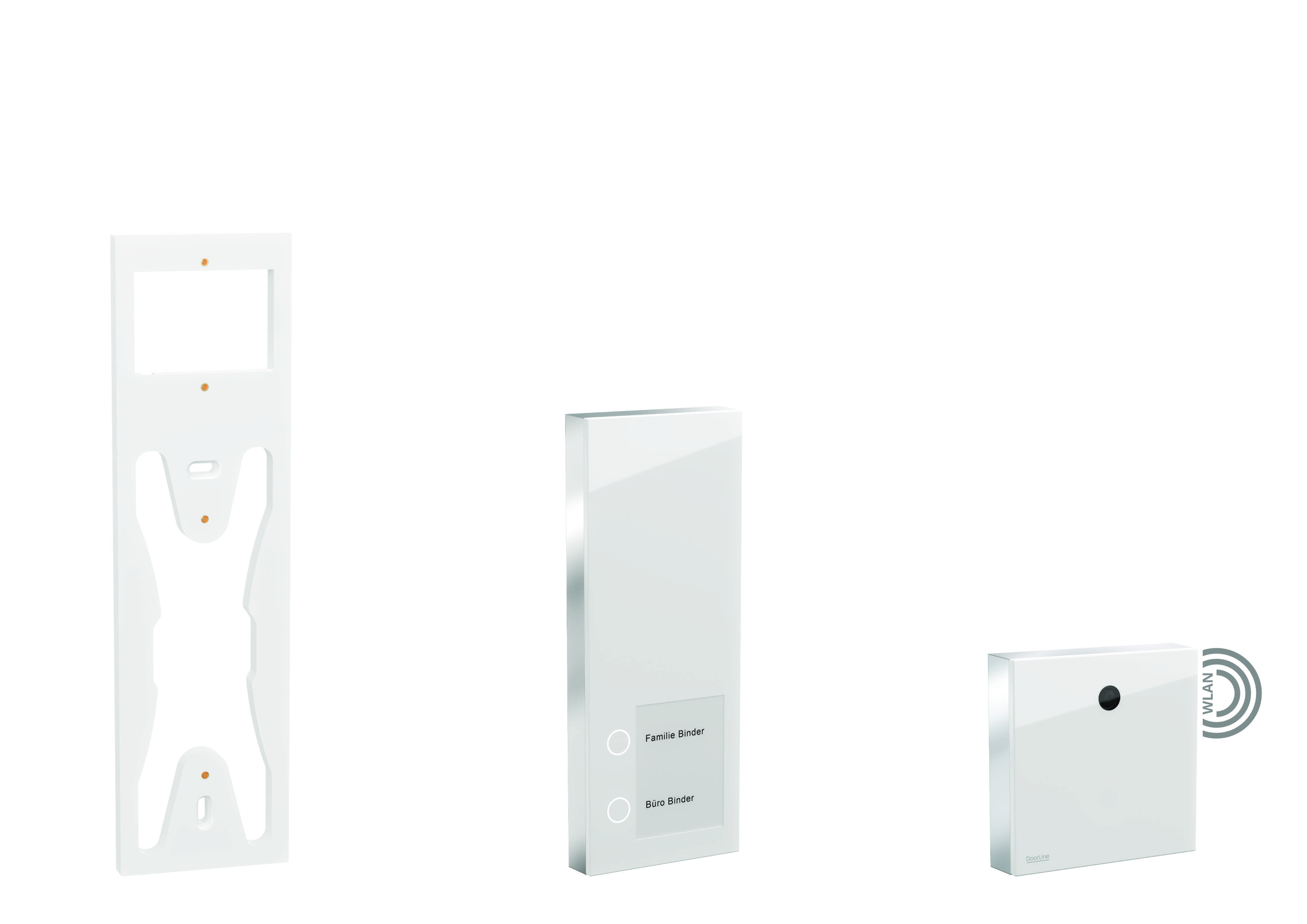 DoorLine Türsprechanlage Slim m. Kamera|FRITZ!Box|Sprach/Bildübertragung auf Telefon/Smartphone