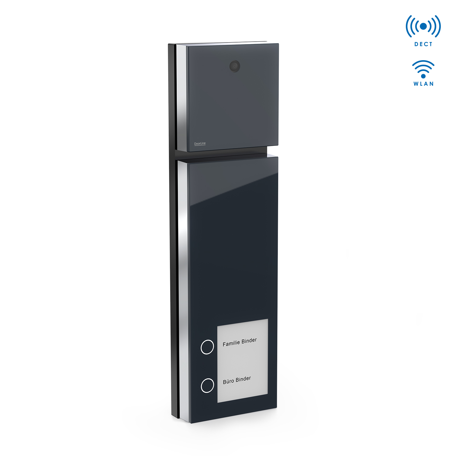 DoorLine Slim DECT + Cam Set - anthrazit/schwarz