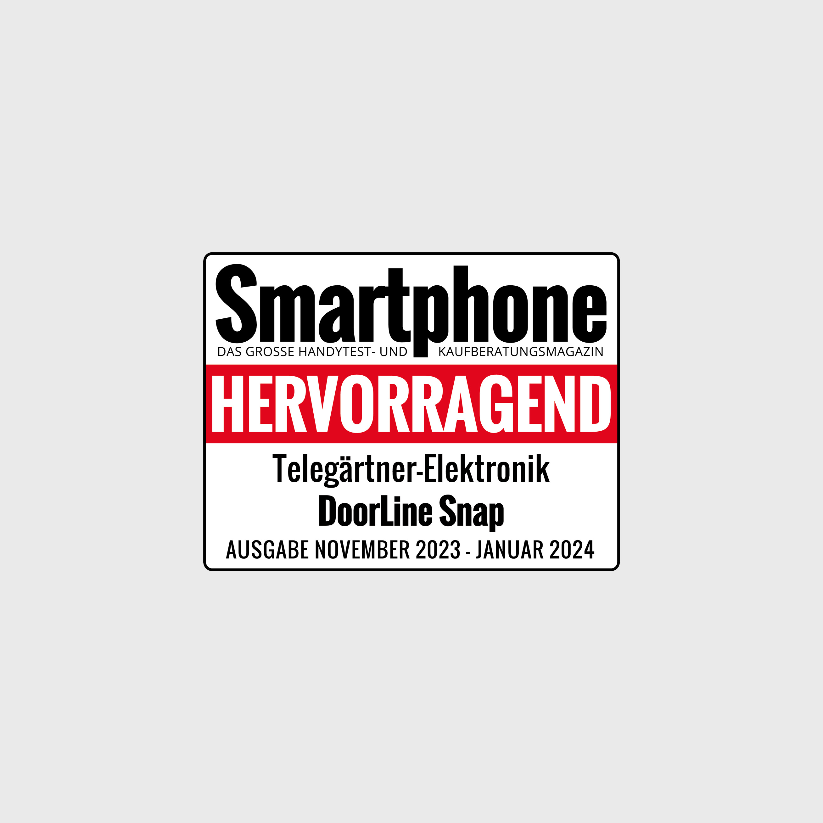 DoorLine Snap Videotürklingel - anthrazit