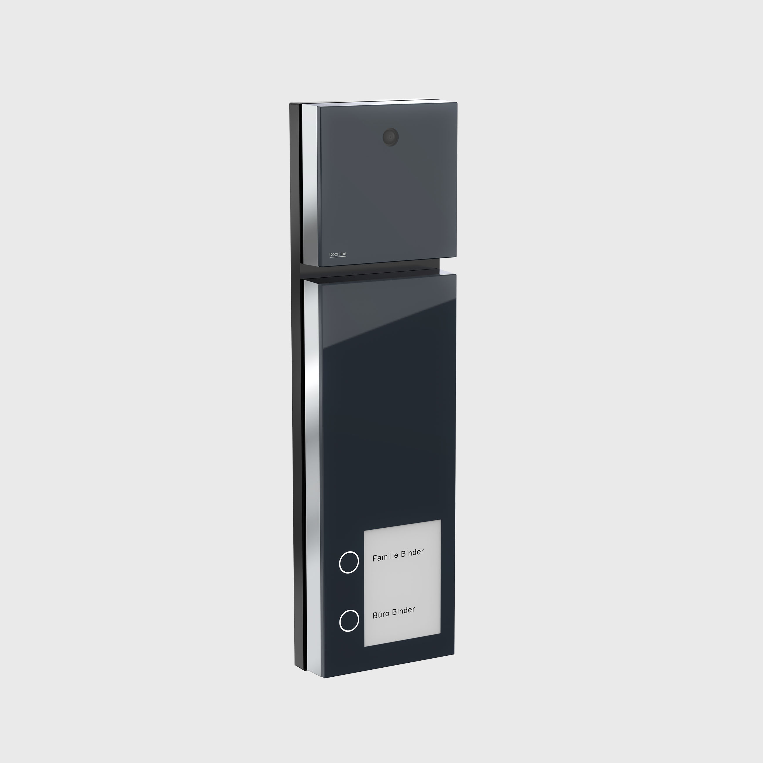 DoorLine Slim + Cam Set - anthrazit/schwarz