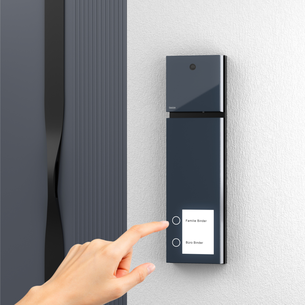 Aufputzrahmen für DoorLine Slim in Kombination mit einer DoorLine Cam