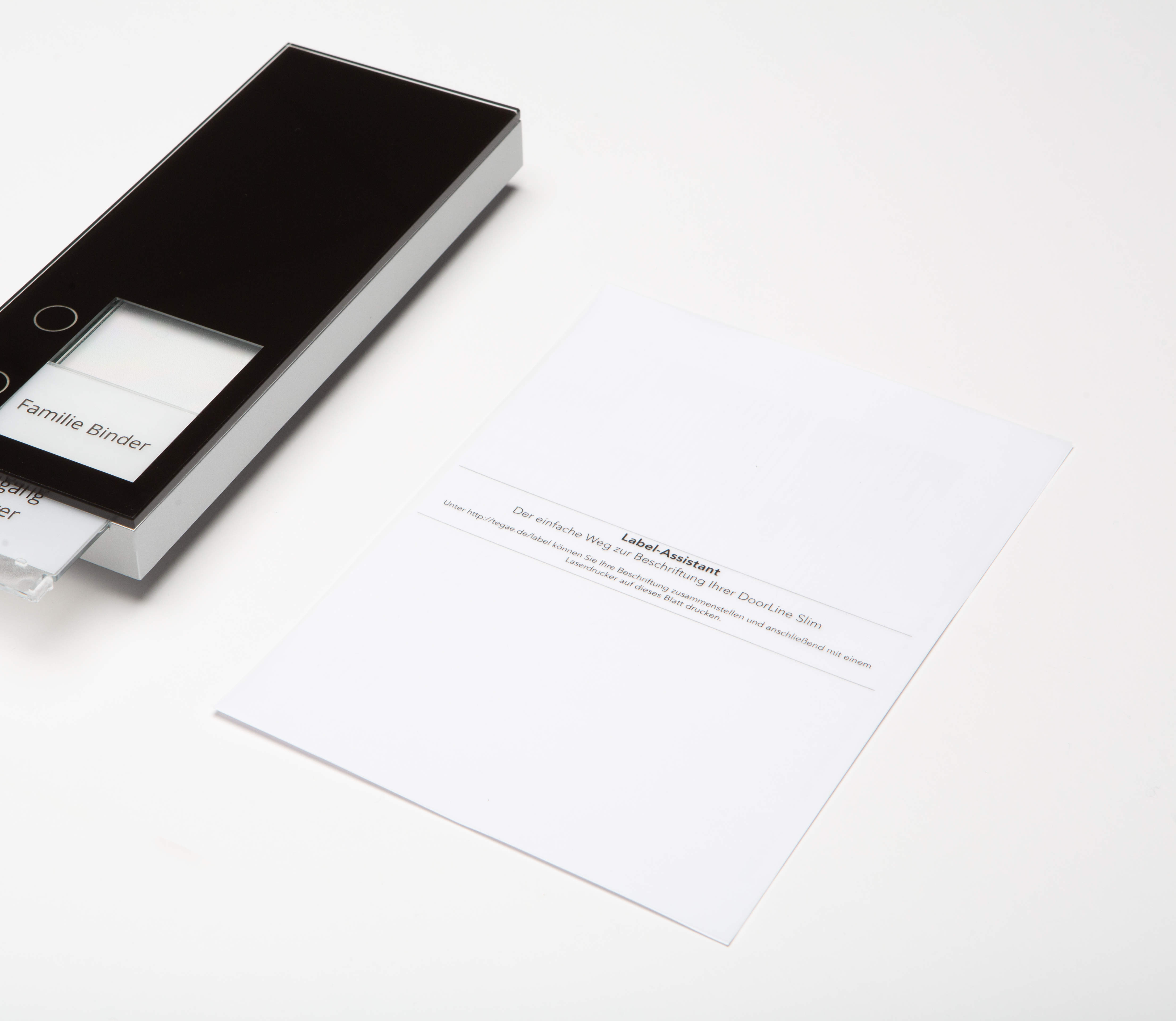 Beschriftungsbogen für DoorLine Slim/DECT