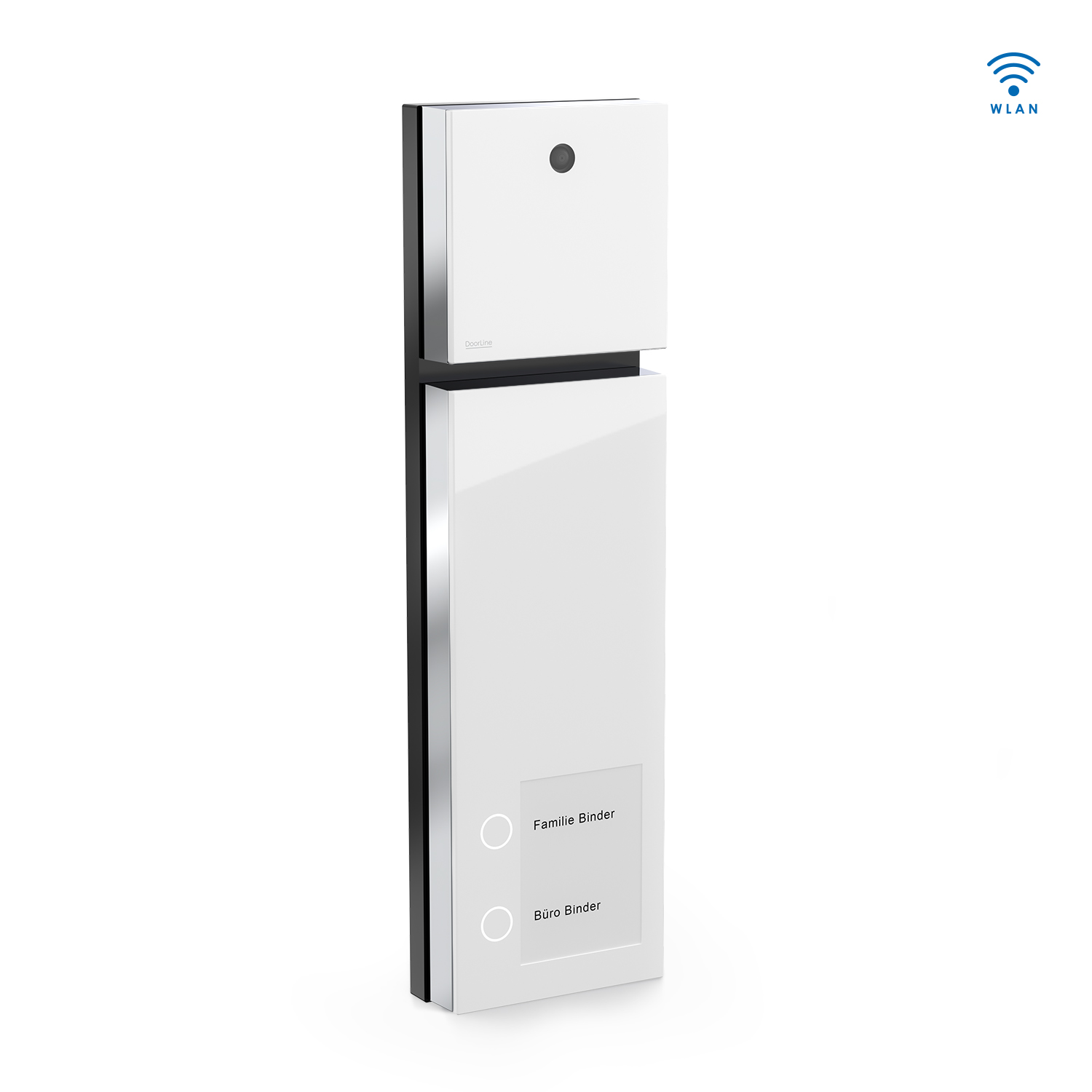 DoorLine Slim + Cam Set weiß/schwarz