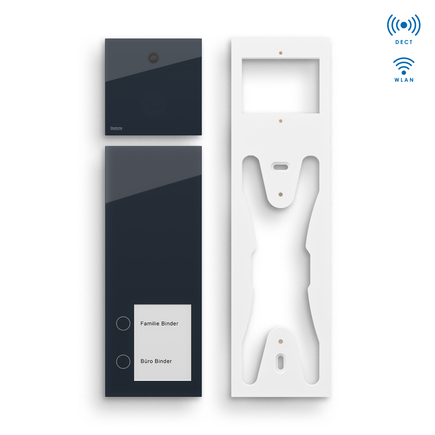 DoorLine Slim DECT + Cam Set - anthrazit/weiß