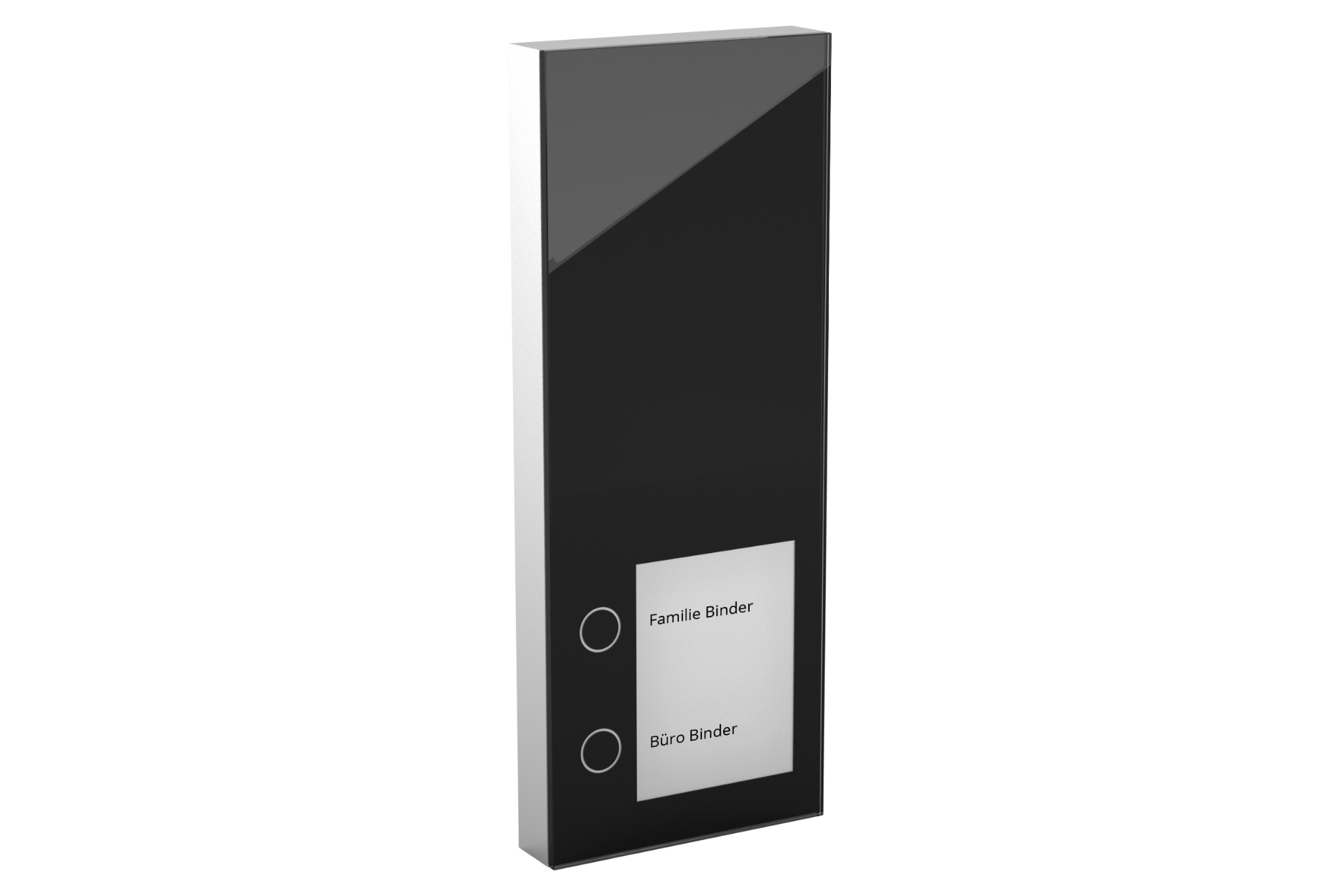 DoorLine Slim | Türsprechanlage für Telefonanlage/Router | 2 Taster | Rufweiterleitung