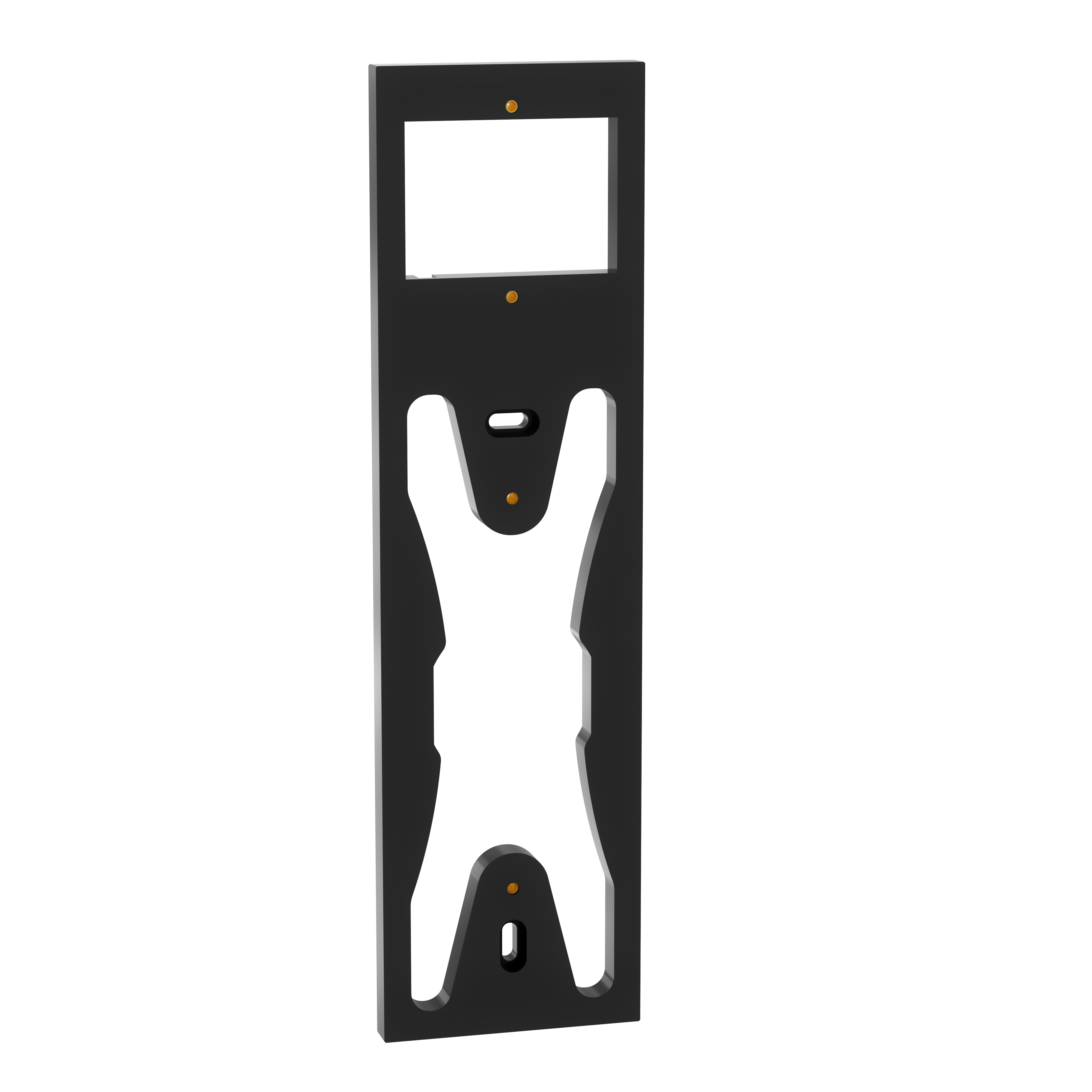 Aufputzrahmen für DoorLine Slim in Kombination mit einer DoorLine Cam