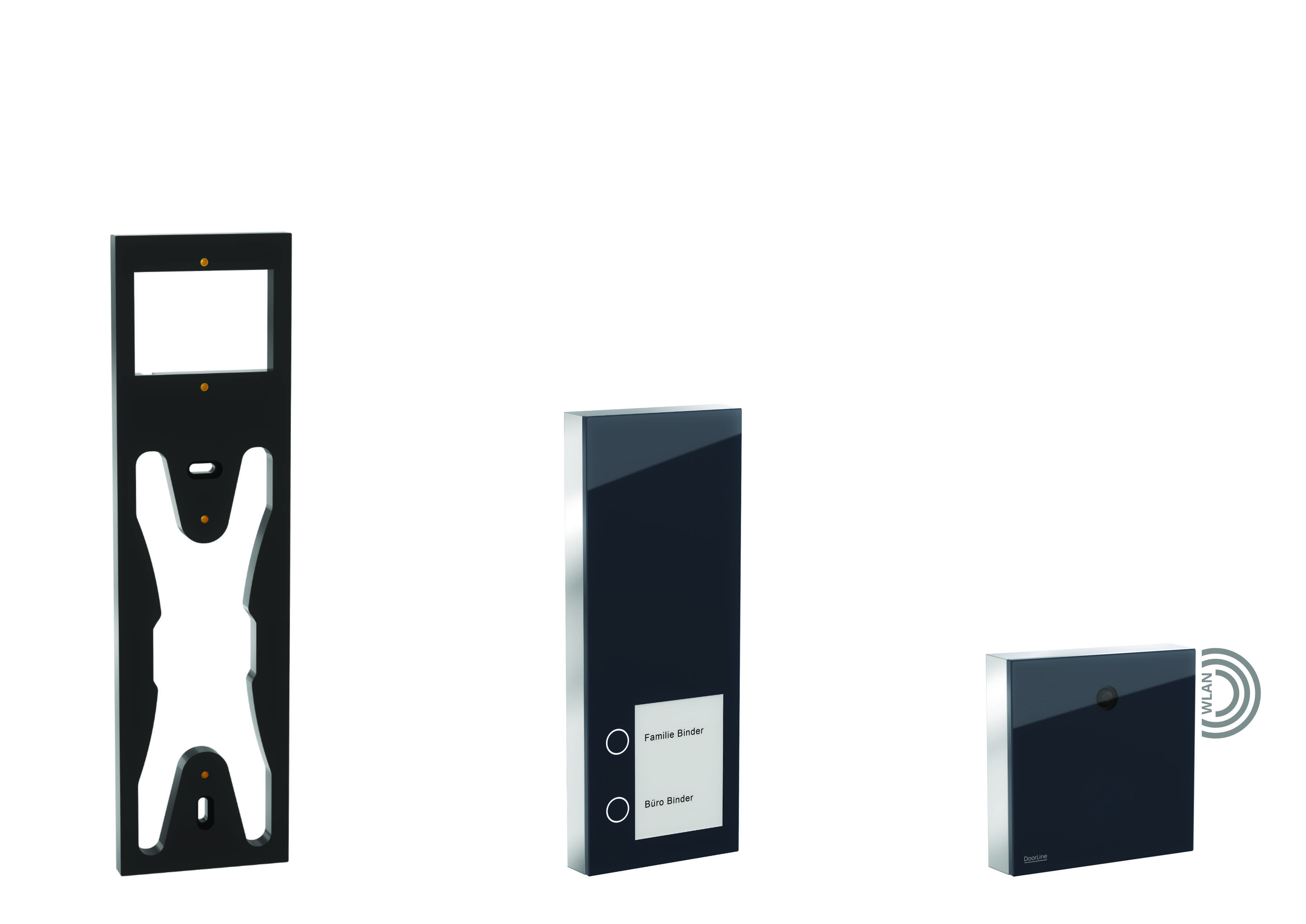 DoorLine Türsprechanlage Slim m. Kamera|FRITZ!Box|Sprach/Bildübertragung auf Telefon/Smartphone