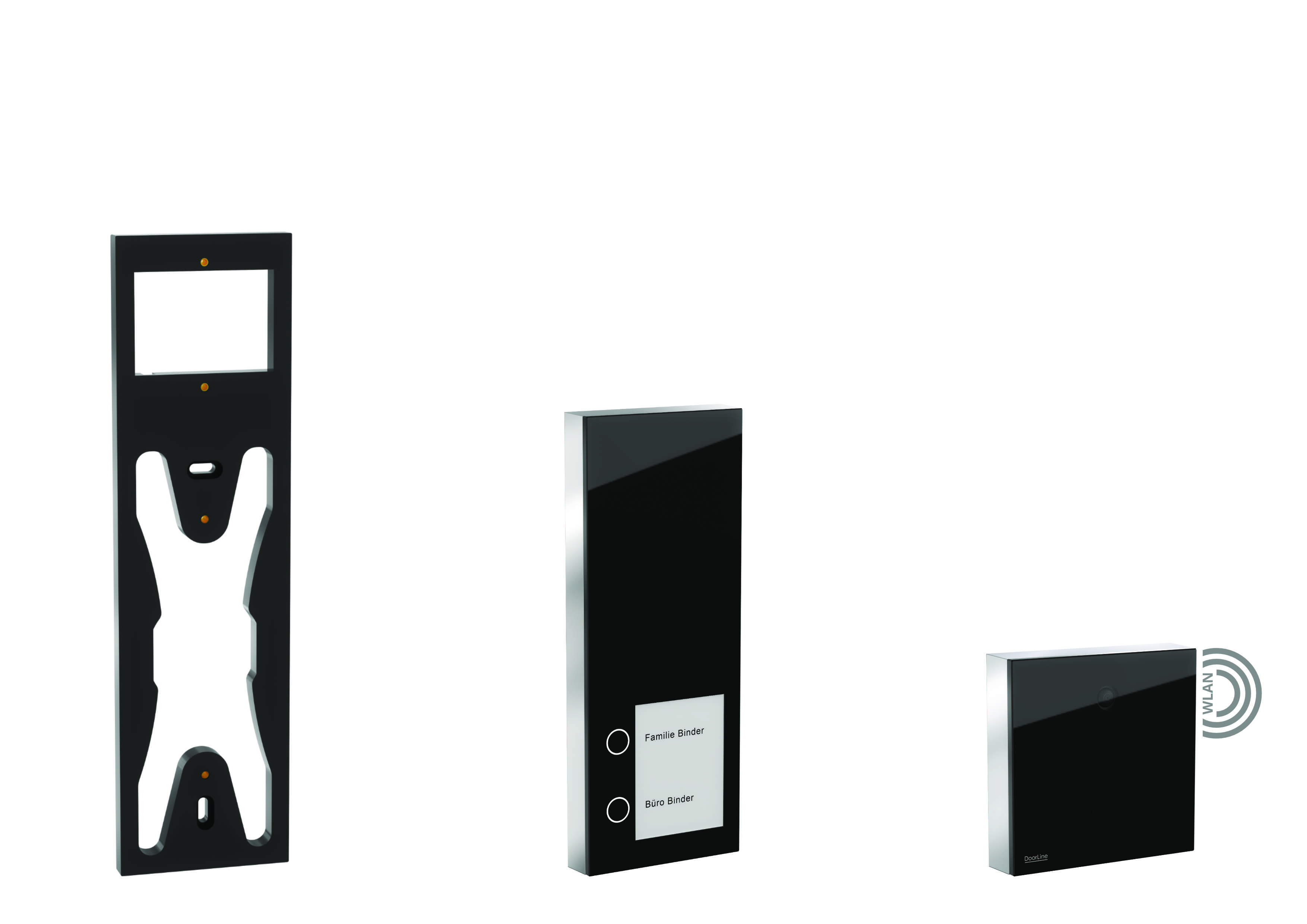 DoorLine Türsprechanlage Slim m. Kamera|FRITZ!Box|Sprach/Bildübertragung auf Telefon/Smartphone