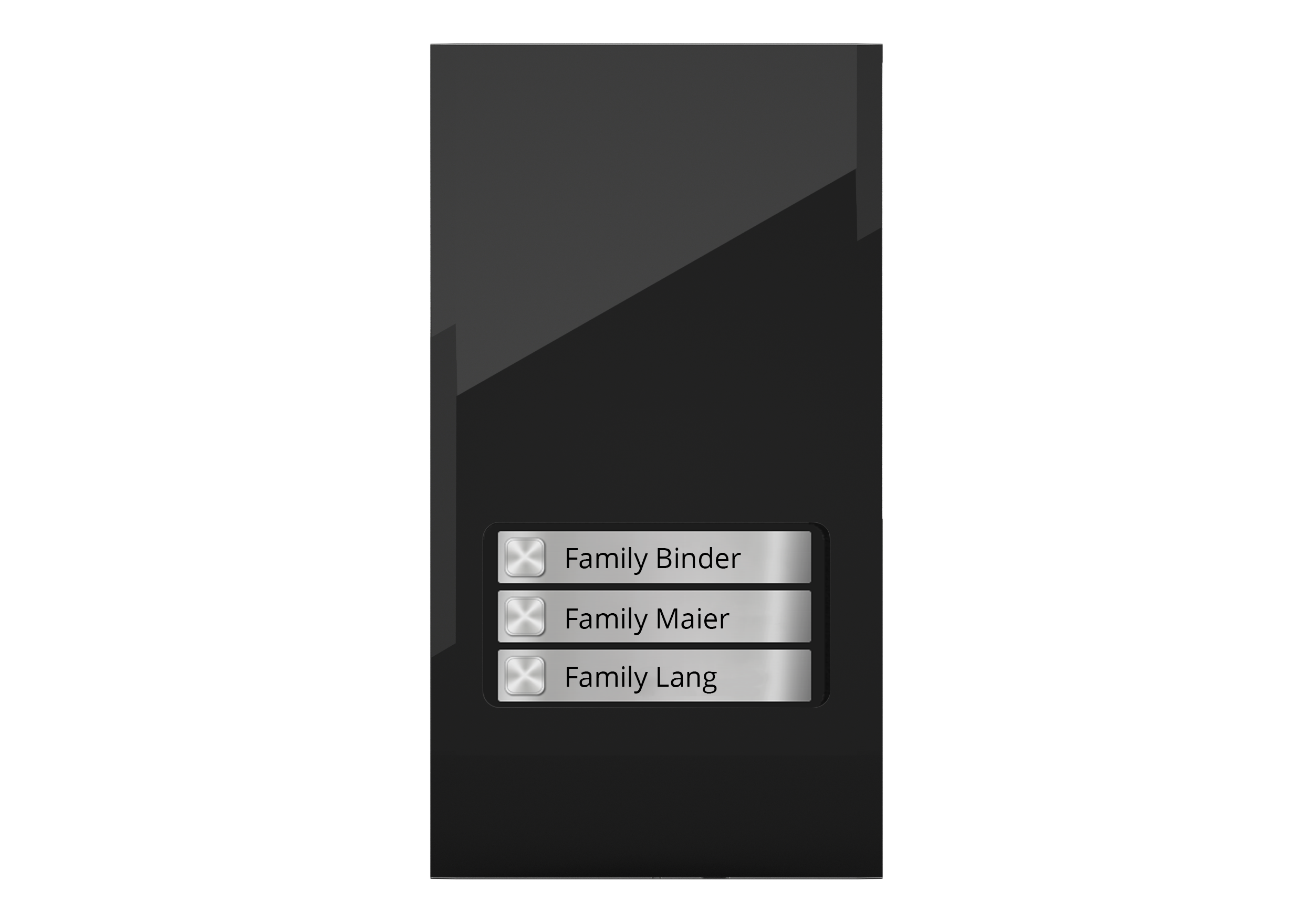 DoorLine Pro Exclusive | Türsprechanlage für Telefonanlage/Router | Touchdisplay | bis zu 4 Klingeltasten | Zutrittskontrolle