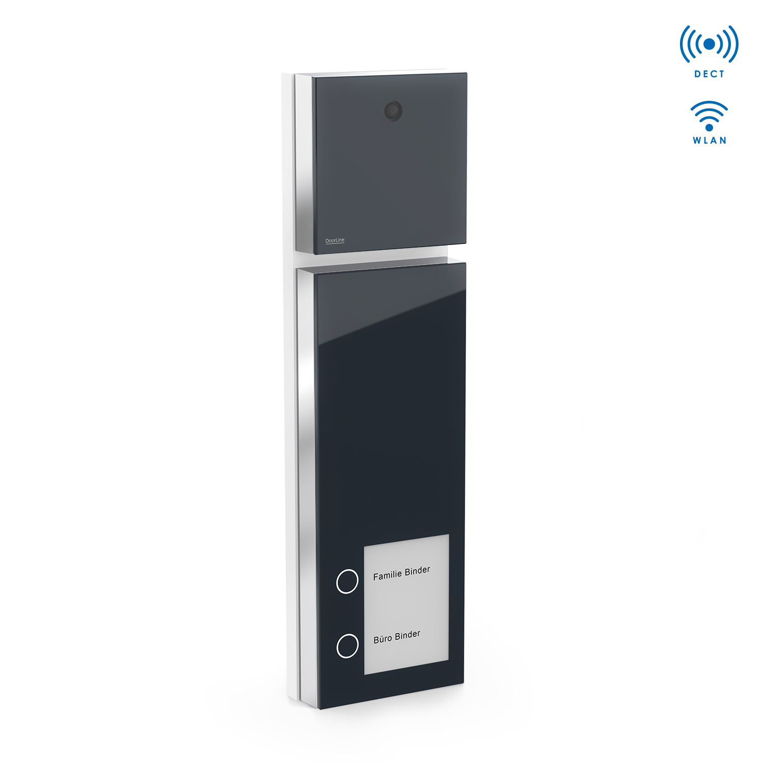 DoorLine Slim DECT + Cam Set - anthrazit/weiß