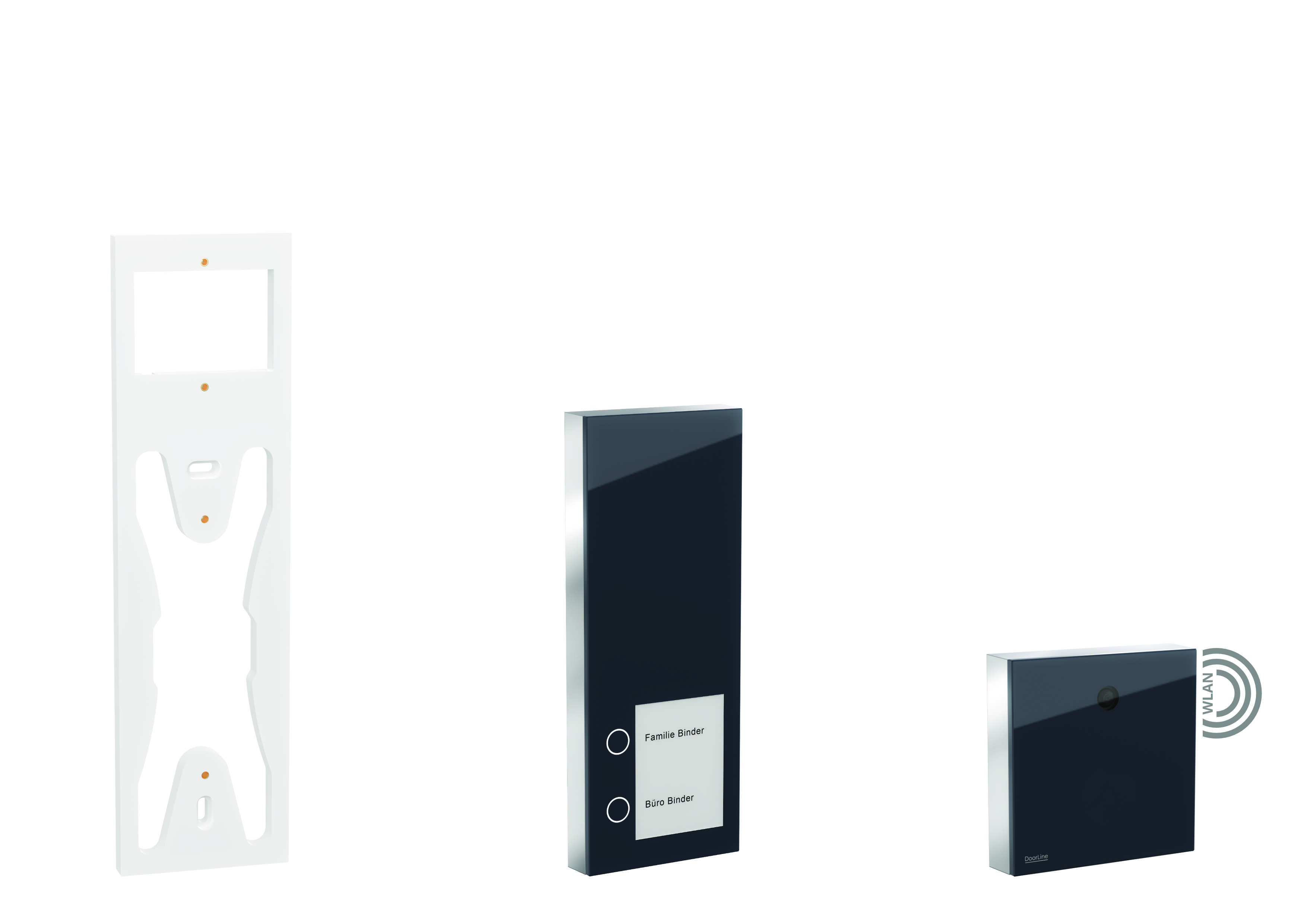 DoorLine Türsprechanlage Slim m. Kamera|FRITZ!Box|Sprach/Bildübertragung auf Telefon/Smartphone