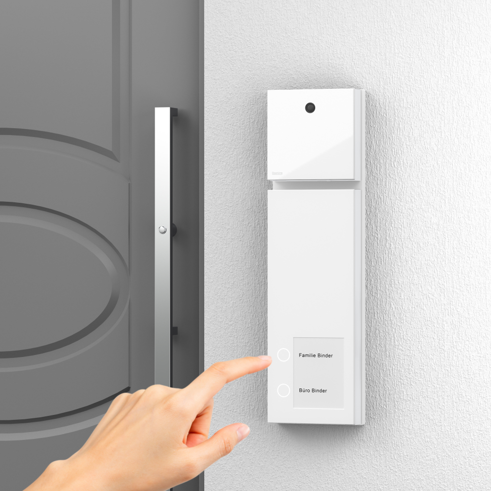 Aufputzrahmen für DoorLine Slim in Kombination mit einer DoorLine Cam